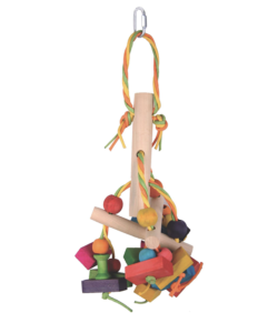 Adventure Bound Tubes and Blocks Parrot Toy